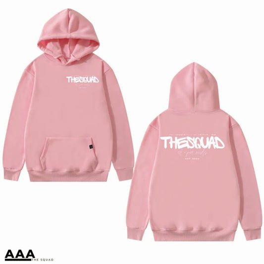 The Squad pink hoodie